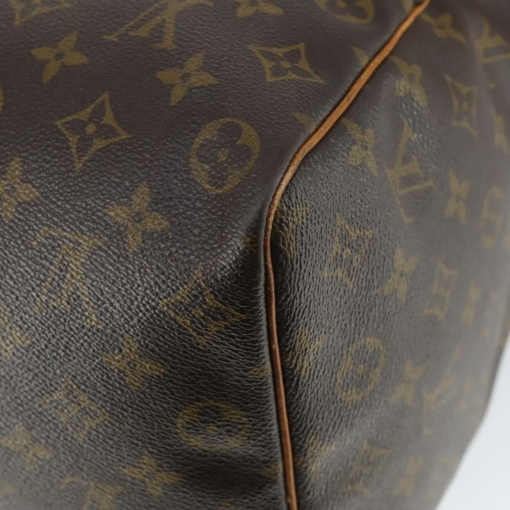 Louis Vuitton Keepall Bag Monogram Canvas Brown Canvas Travel Bag Bag (Pre-Owned)