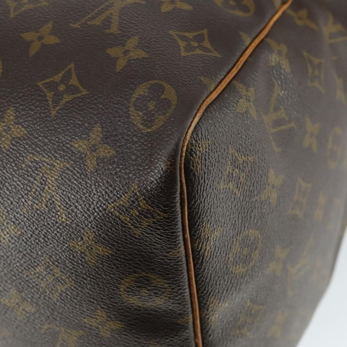 Louis Vuitton Keepall Bag Monogram Canvas Brown Canvas Travel Bag Bag (Pre-Owned)