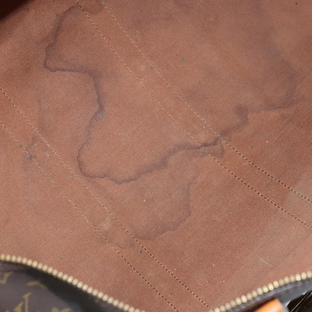 Louis Vuitton Keepall Bag Monogram Canvas Brown Canvas Travel Bag Bag (Pre-Owned)