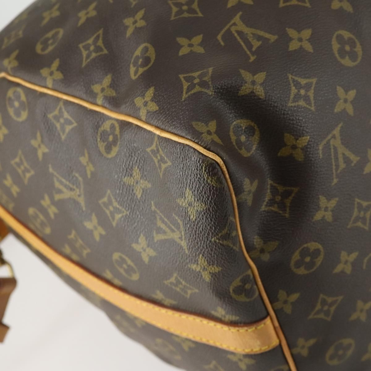 Louis Vuitton Keepall Bandouliere Bag Monogram Canvas Brown Canvas Travel Bag Bag (Pre-Owned)
