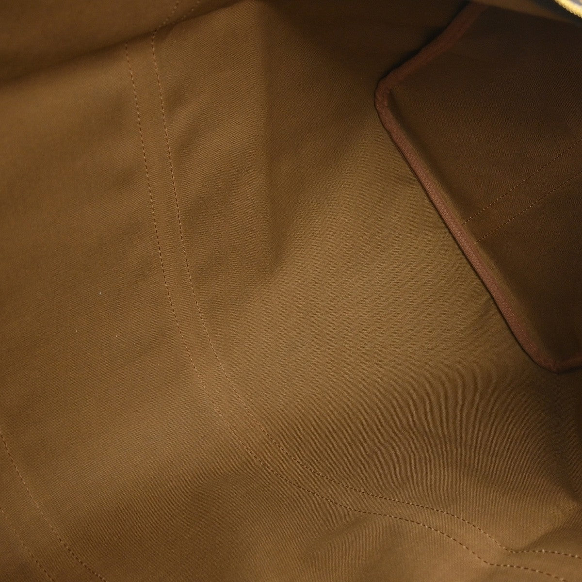 Louis Vuitton Keepall Bandouliere Bag Monogram Canvas Brown Canvas Travel Bag Bag (Pre-Owned)