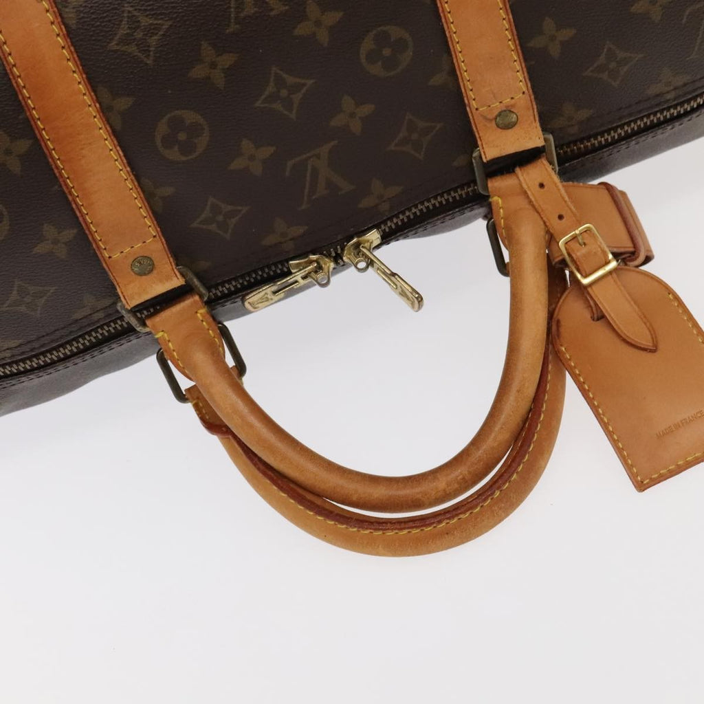 Louis Vuitton Keepall Bag Monogram Canvas Brown Canvas Travel Bag Bag (Pre-Owned)