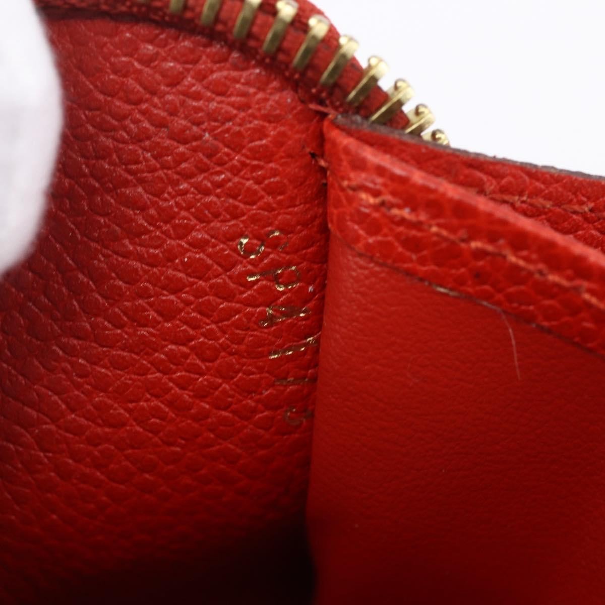 Louis Vuitton Portefeuille Zippy Monogramme Empreinte Monogramme Empreinte Red Leather Wallets Accessory (Pre-Owned)