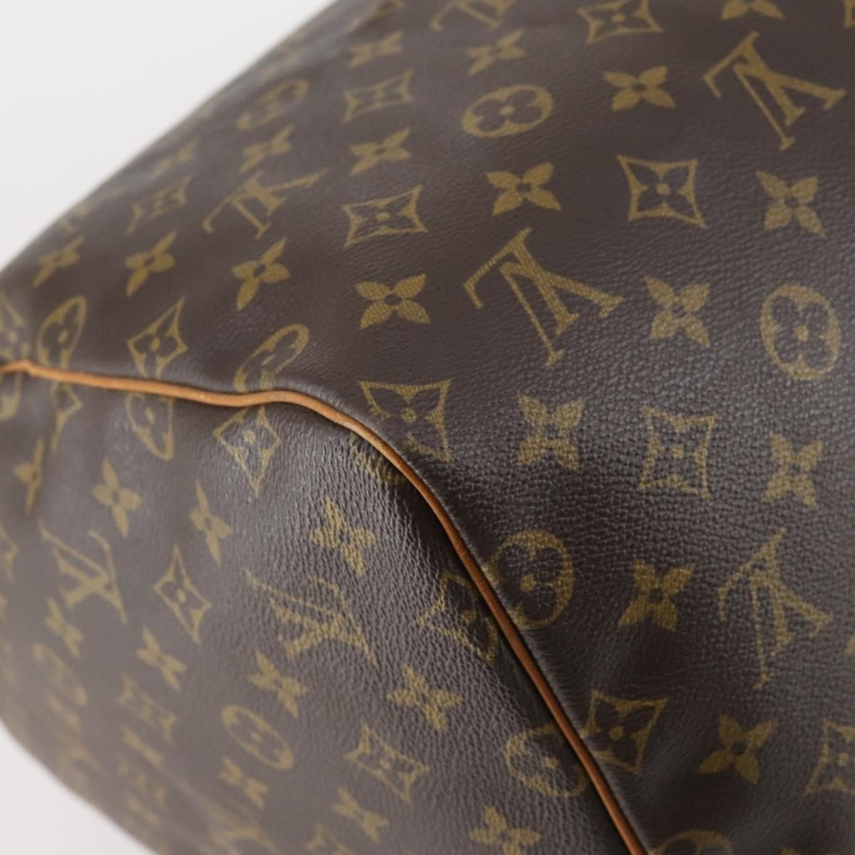 Louis Vuitton Keepall Bag Monogram Canvas Brown Canvas Travel Bag Bag (Pre-Owned)