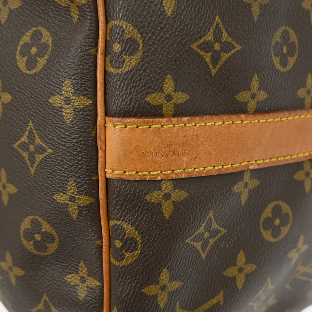 Louis Vuitton Keepall Bag Monogram Canvas Brown Canvas Travel Bag Bag (Pre-Owned)