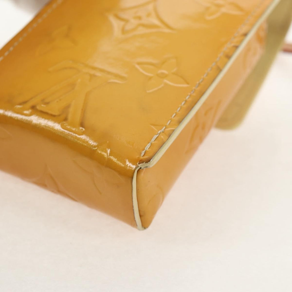 Louis Vuitton Walker Cigarette Case Holder Monogram Vernis Yellow Patent_Leather Clutche & Pouche Bag (Pre-Owned)