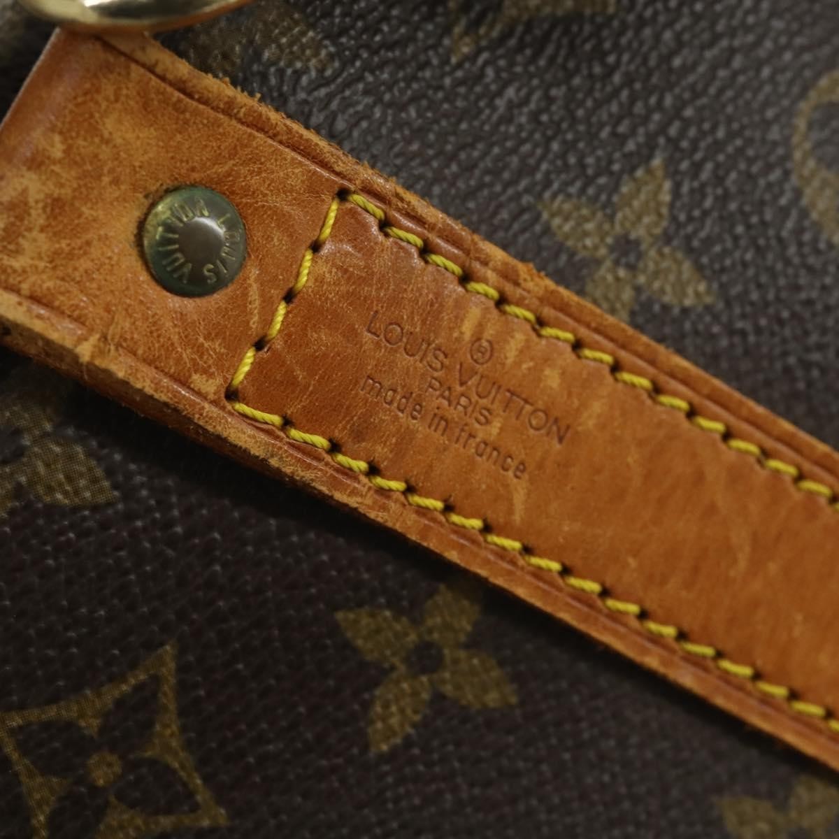Louis Vuitton Keepall Bandouliere Bag Monogram Canvas Brown Canvas Travel Bag Bag (Pre-Owned)