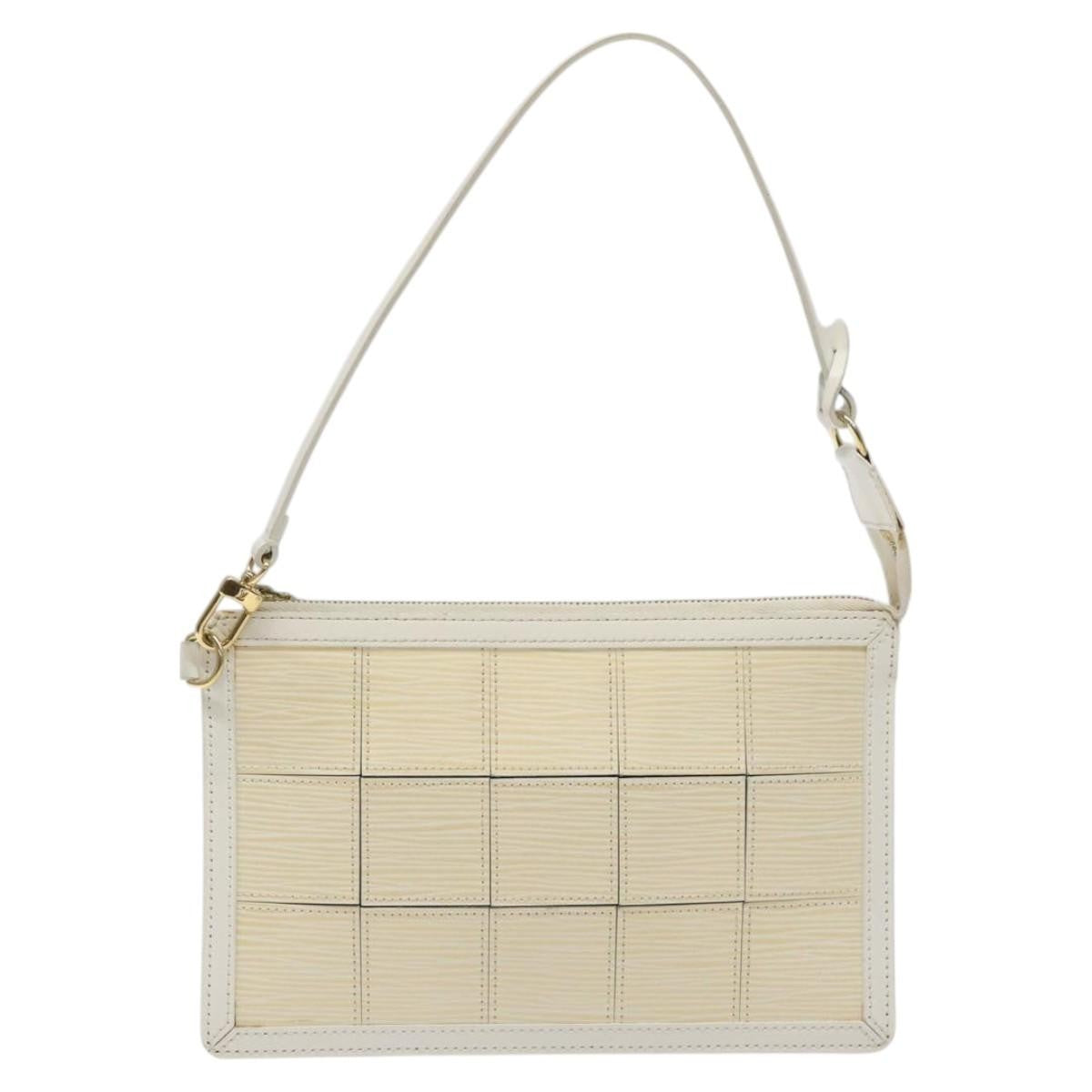 Louis Vuitton Delmonico Pochette Stretch Epi Leather Beige Leather Clutche & Pouche Bag (Pre-Owned)