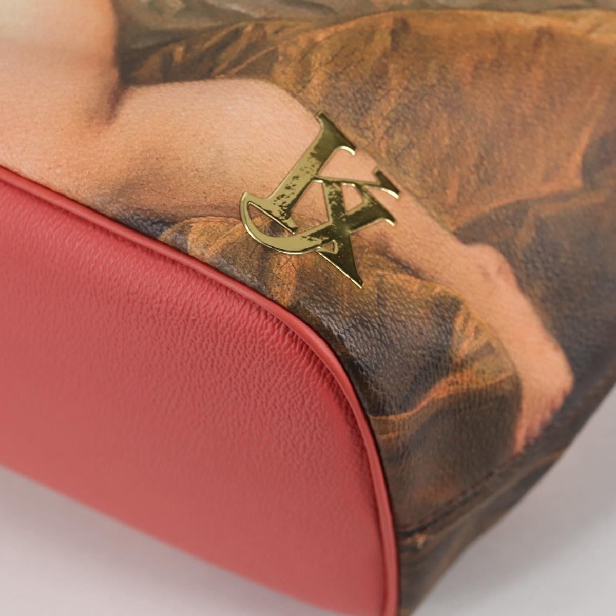 Louis Vuitton Neverfull Nm Tote Limited Edition Jeff Koons Boucher Print Canvas Multicolour Canvas Tote Bag Bag (Pre-Owned)