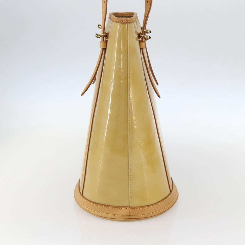 Louis Vuitton Bucket Bag Monogram Vernis Beige Patent_Leather Shoulder Bag Bag (Pre-Owned)