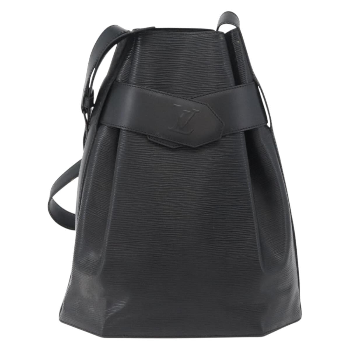 Louis Vuitton Vintage Sac D'epaule Handbag Epi Leather Black Leather Shoulder Bag Bag (Pre-Owned)