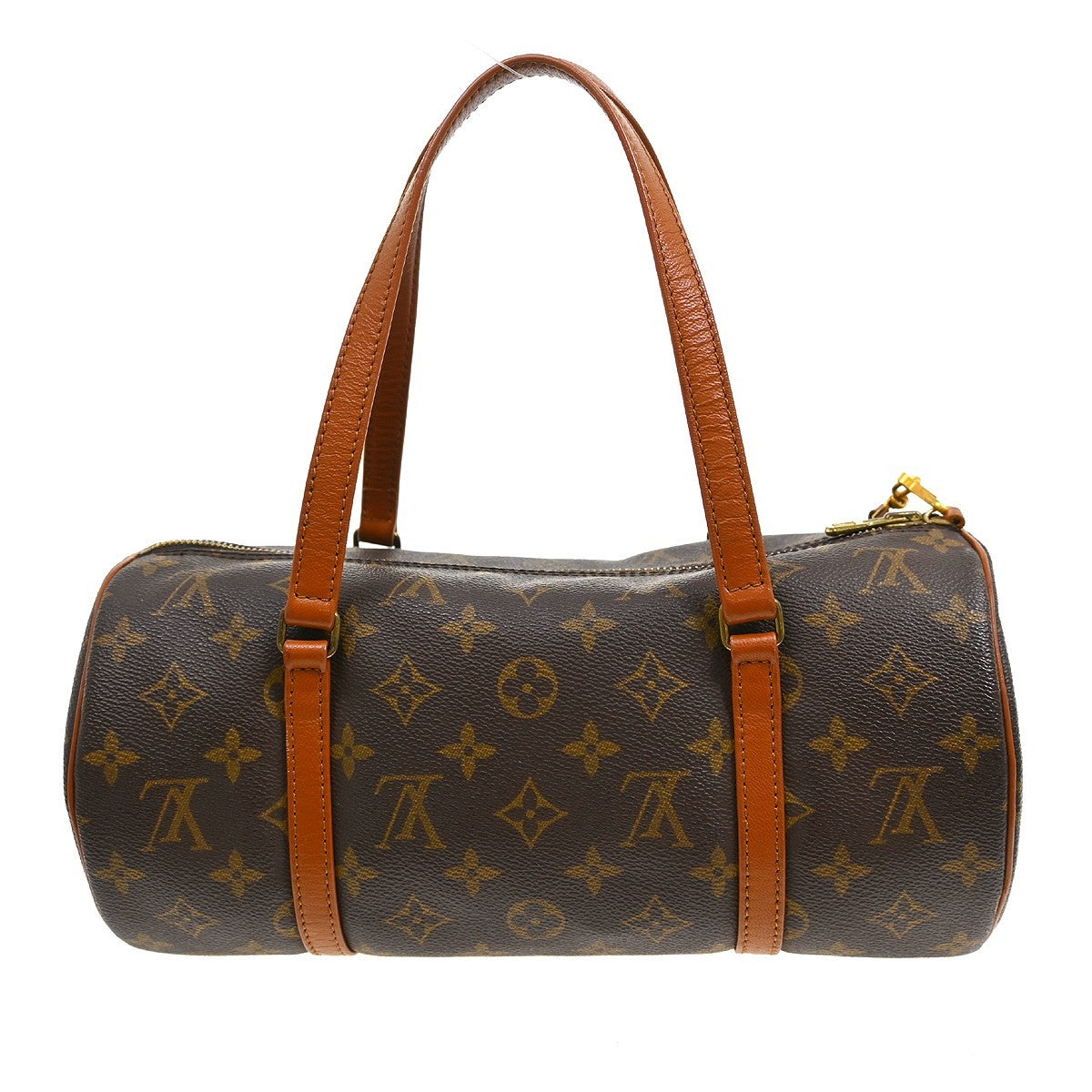 Louis Vuitton Papillon Handbag Monogram Canvas Brown Canvas Handbag (Pre-Owned)