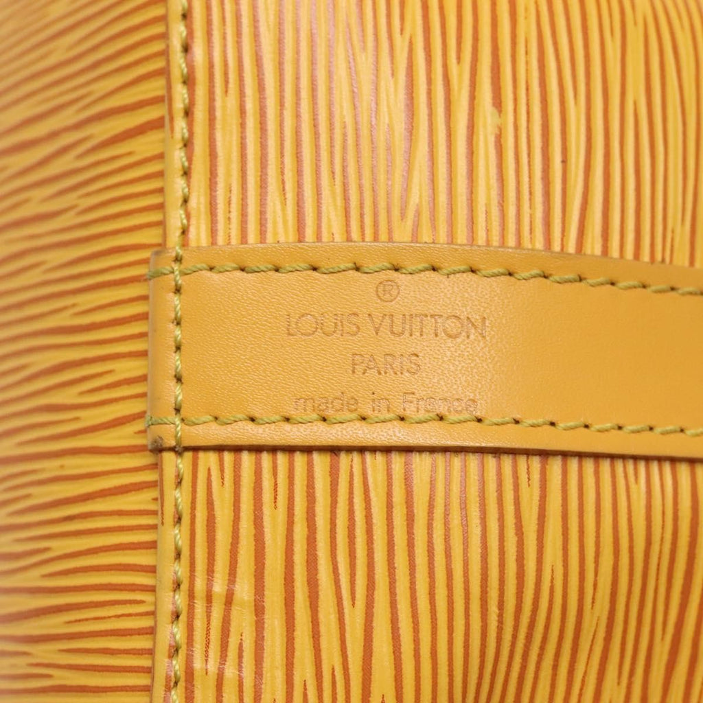 Louis Vuitton Noe Handbag Epi Leather Yellow Leather Bag (Pre-Owned)