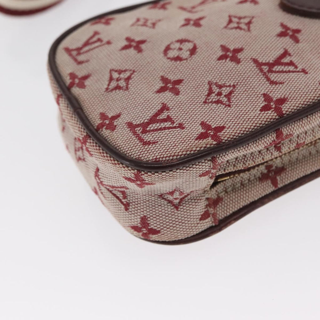 Louis Vuitton Camera Bag Mini Lin Red Canvas Clutche & Pouche Bag (Pre-Owned)