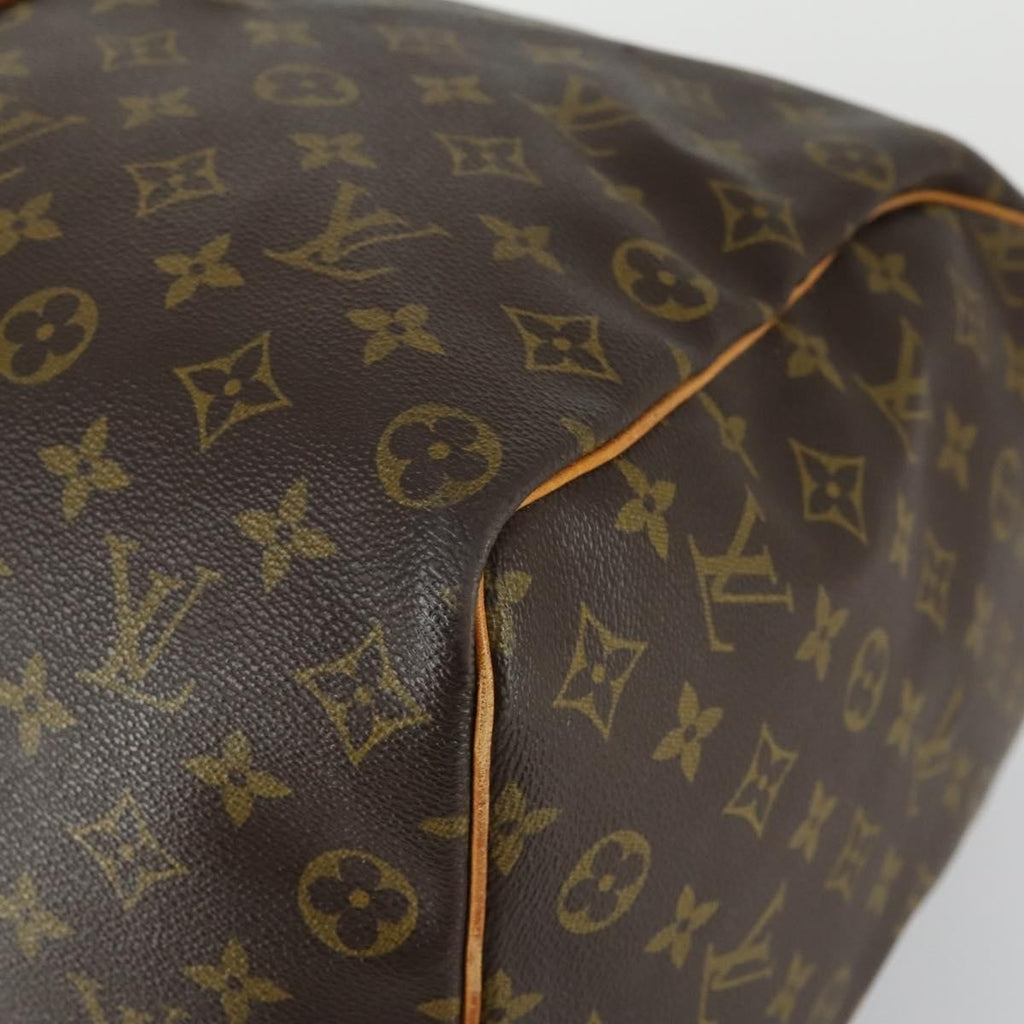 Louis Vuitton Keepall Bag Monogram Canvas Brown Canvas Travel Bag Bag (Pre-Owned)