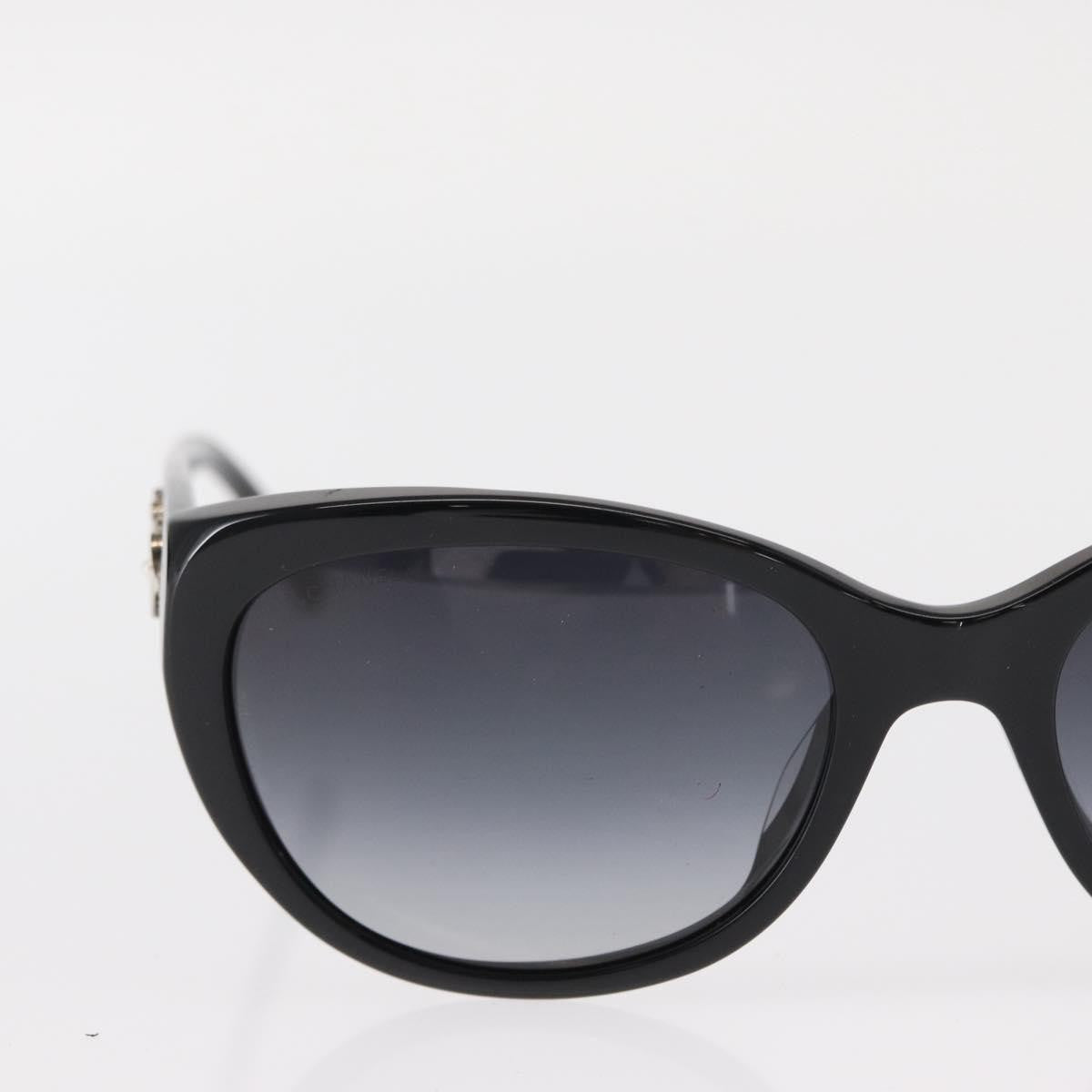 Chanel Camélia Sunglasses Plastic Black Plastic Sunglasse Accessory (Pre-Owned)