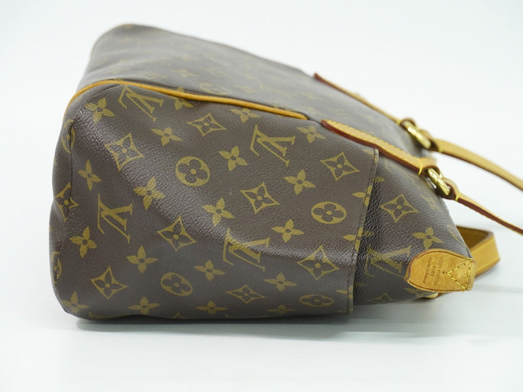 Louis Vuitton Totally Handbag Monogram Canvas Brown Canvas Tote Bag Bag (Pre-Owned)