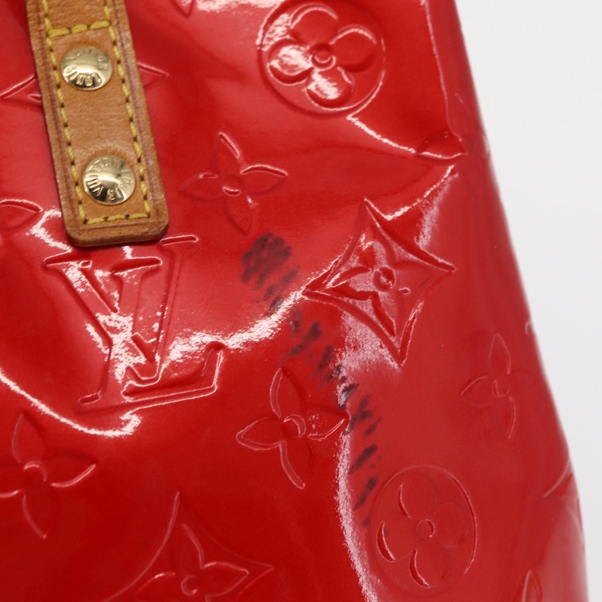 Louis Vuitton Reade Handbag Monogram Vernis Red Patent_Leather Handbag (Pre-Owned)