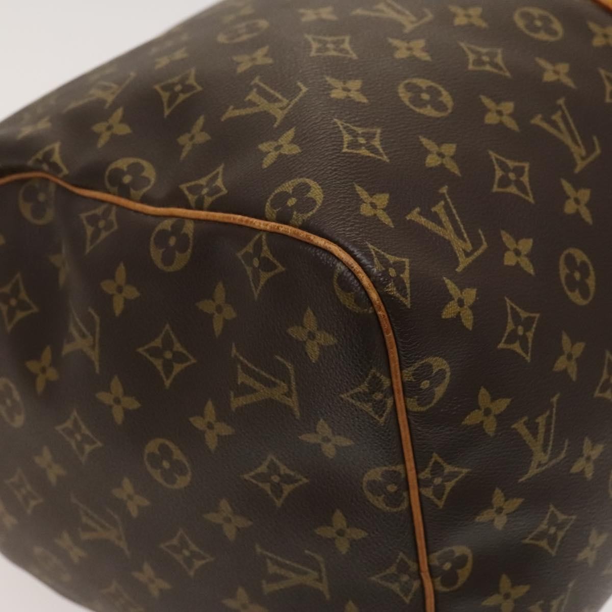Louis Vuitton Keepall Bag Monogram Canvas Brown Canvas Travel Bag Bag (Pre-Owned)