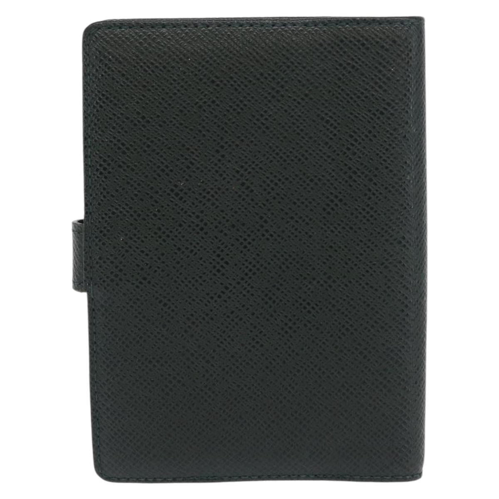 Louis Vuitton Agenda Cover Taiga Leather Green Leather Wallets Accessory (Pre-Owned)