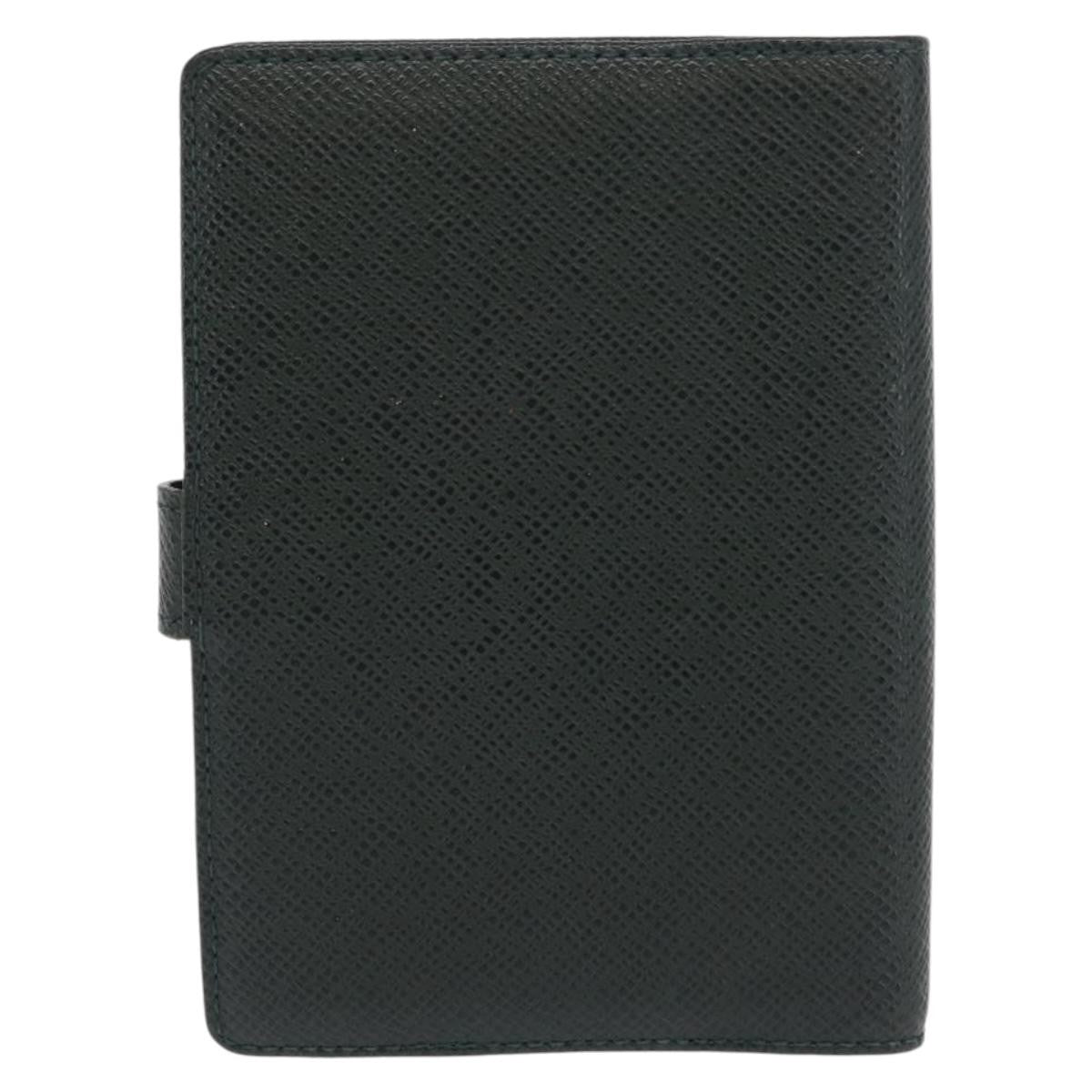 Louis Vuitton Agenda Cover Taiga Leather Green Leather Wallets Accessory (Pre-Owned)