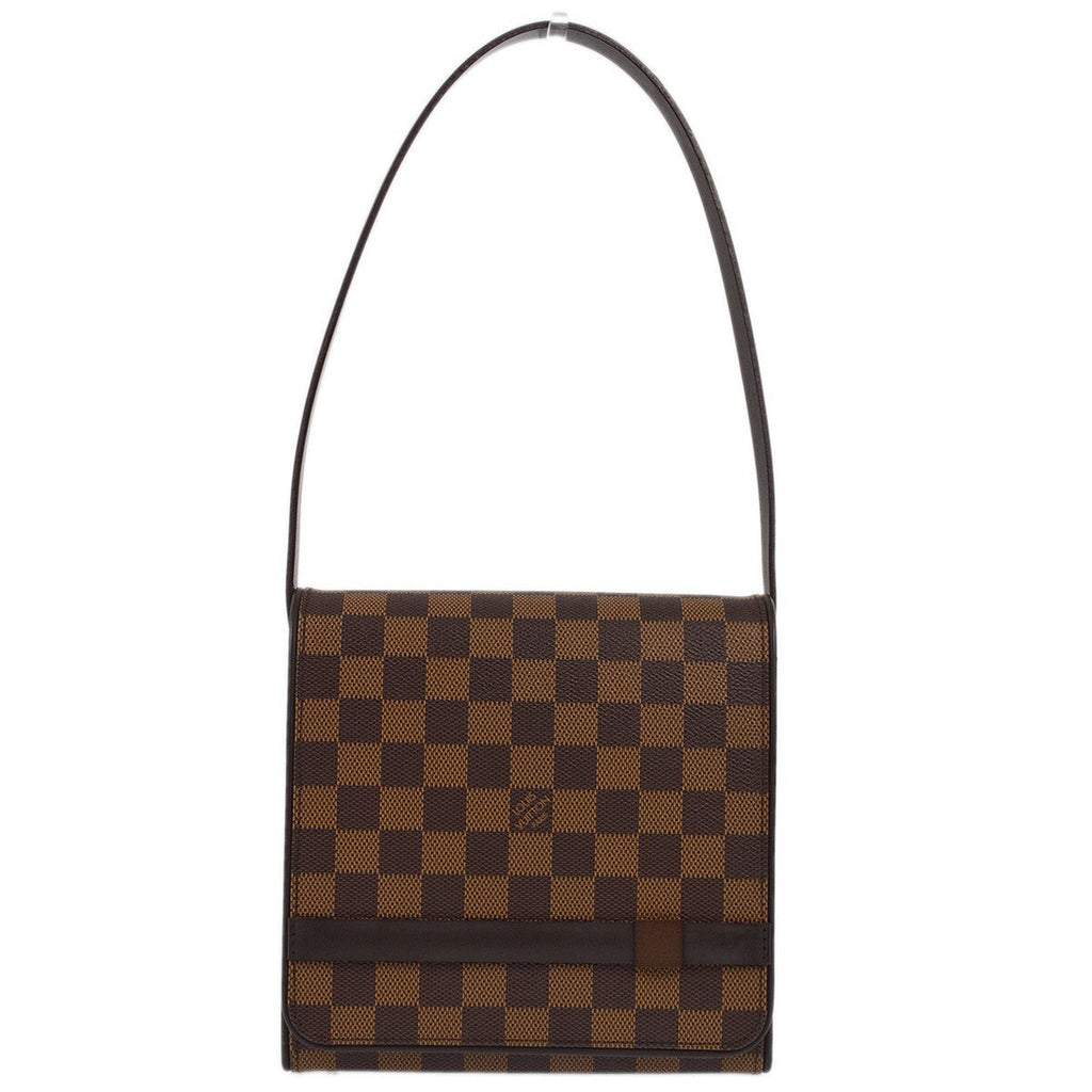 Louis Vuitton Tribeca Handbag Damier Brown Canvas Handbag (Pre-Owned)