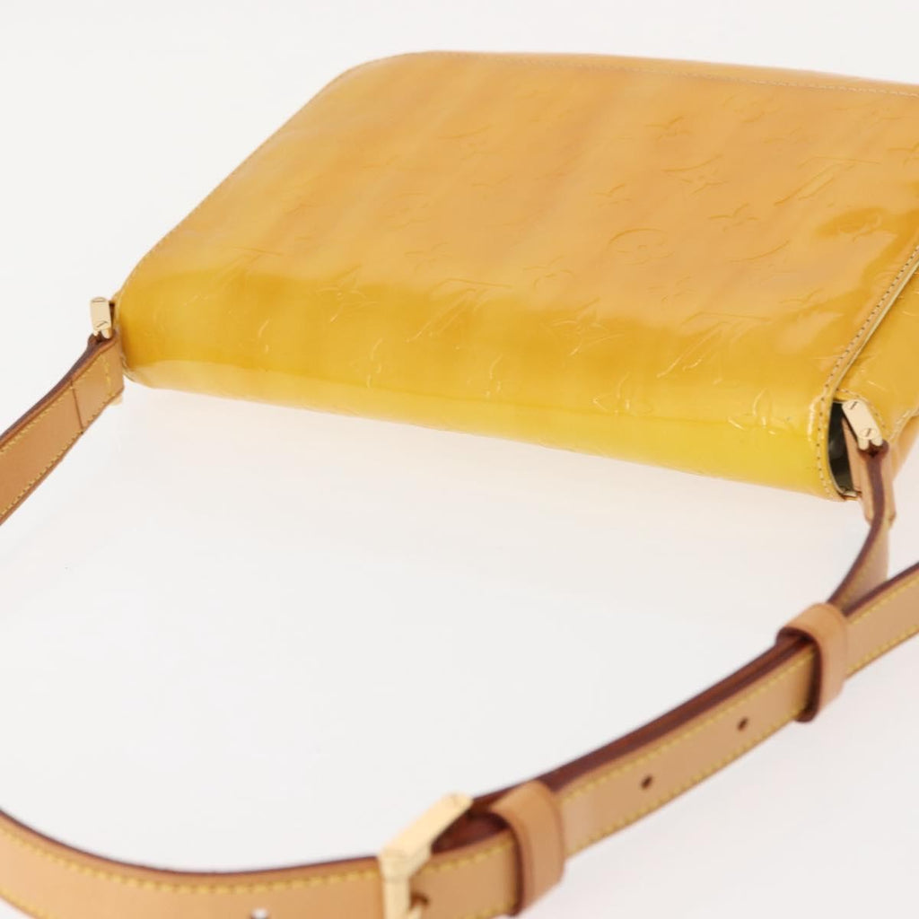 Louis Vuitton Thompson Street Handbag Monogram Vernis Yellow Patent_Leather Shoulder Bag Bag (Pre-Owned)