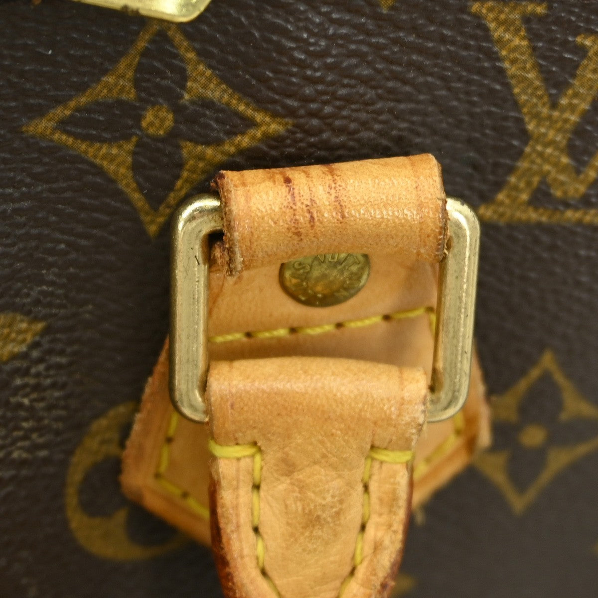 Louis Vuitton Alma Handbag Monogram Canvas Brown Canvas Handbag (Pre-Owned)