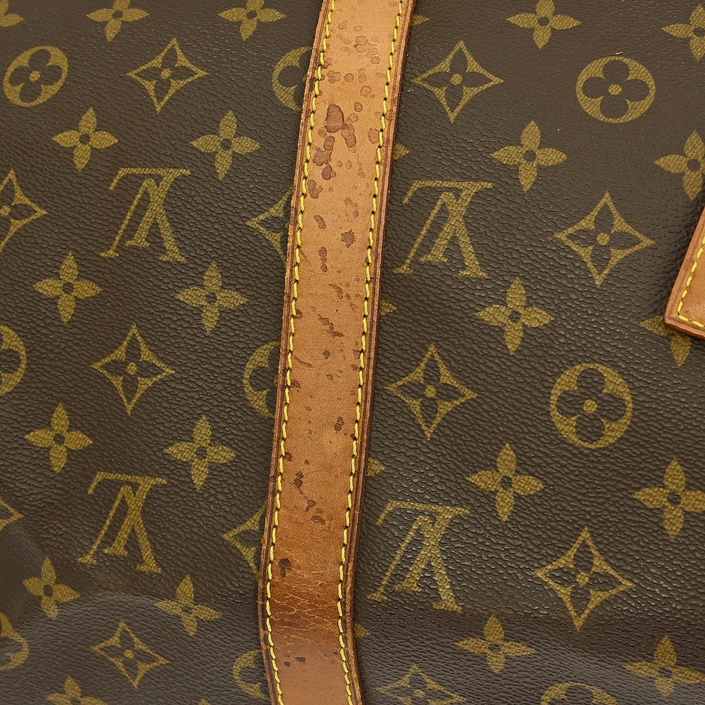 Louis Vuitton Keepall Bag Monogram Canvas Brown Canvas Travel Bag Bag (Pre-Owned)