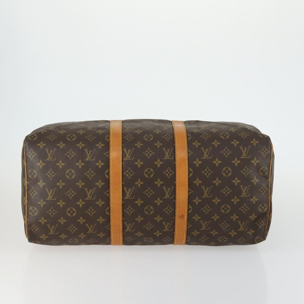 Louis Vuitton Keepall Bag Monogram Canvas Brown Canvas Travel Bag Bag (Pre-Owned)