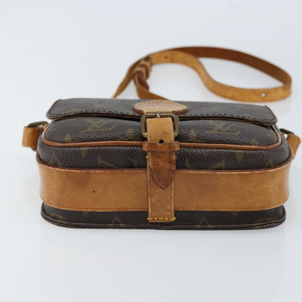 Louis Vuitton Cartouchiere Handbag Monogram Canvas Brown Canvas Shoulder Bag Bag (Pre-Owned)