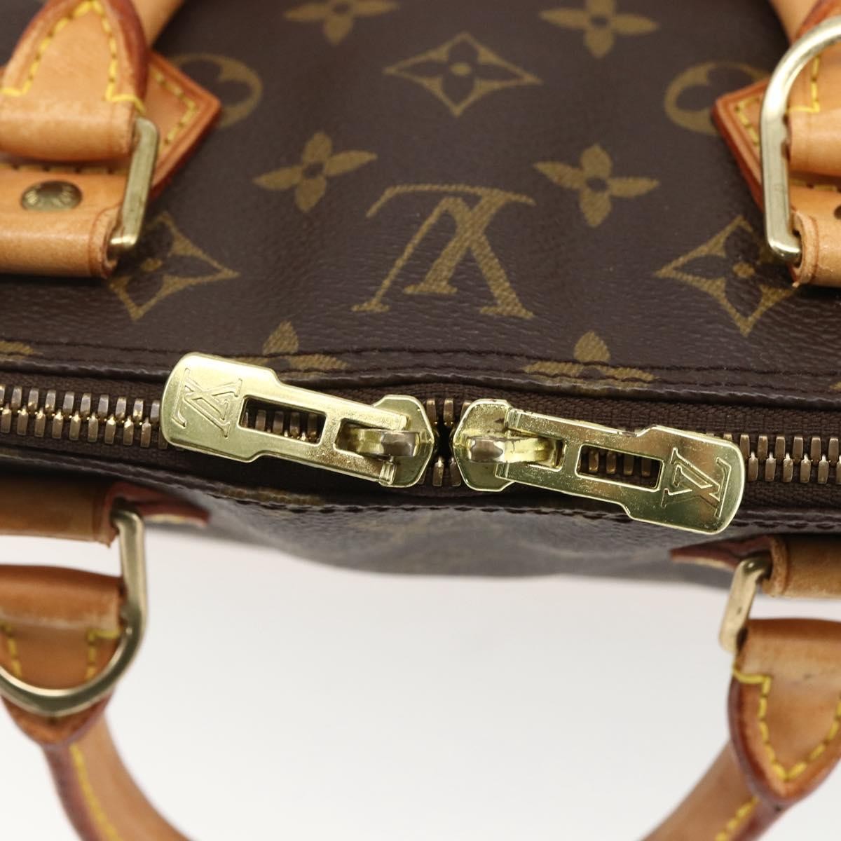 Louis Vuitton Alma Handbag Monogram Canvas Brown Canvas Handbag (Pre-Owned)
