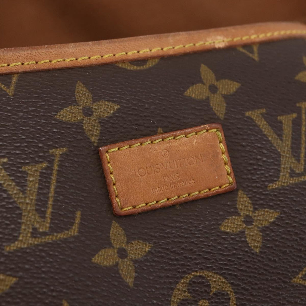 Louis Vuitton Saumur Handbag Monogram Canvas Brown Canvas Shoulder Bag Bag (Pre-Owned)