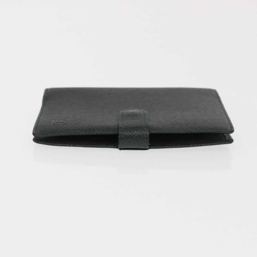 Louis Vuitton Agenda Cover Taiga Leather Green Leather Wallets Accessory (Pre-Owned)