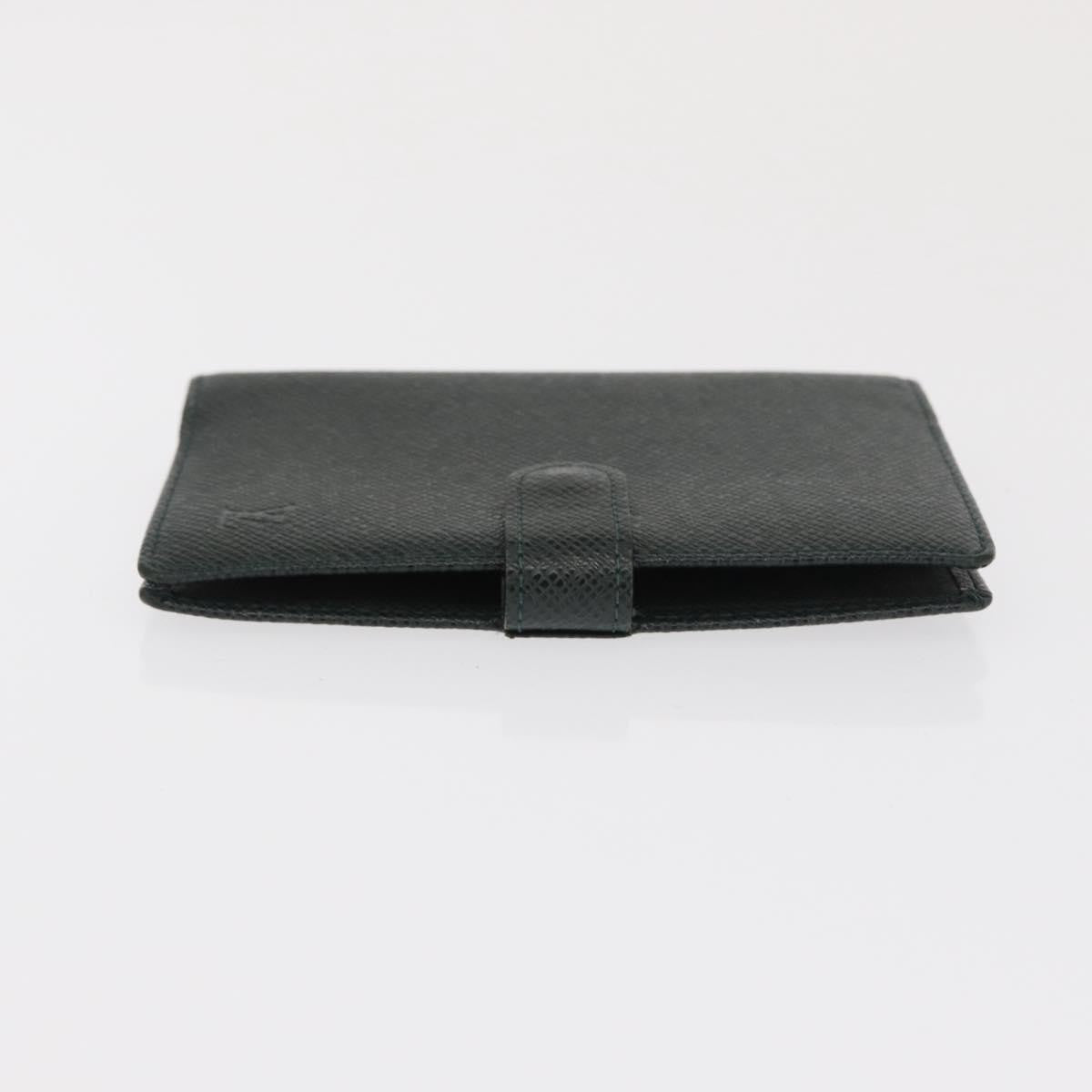 Louis Vuitton Agenda Cover Taiga Leather Green Leather Wallets Accessory (Pre-Owned)
