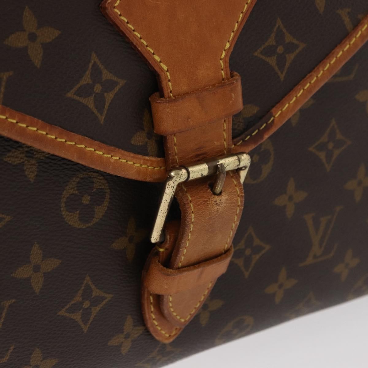 Louis Vuitton Beverly Briefcase Monogram Canvas Brown Canvas Briefcase Bag (Pre-Owned)