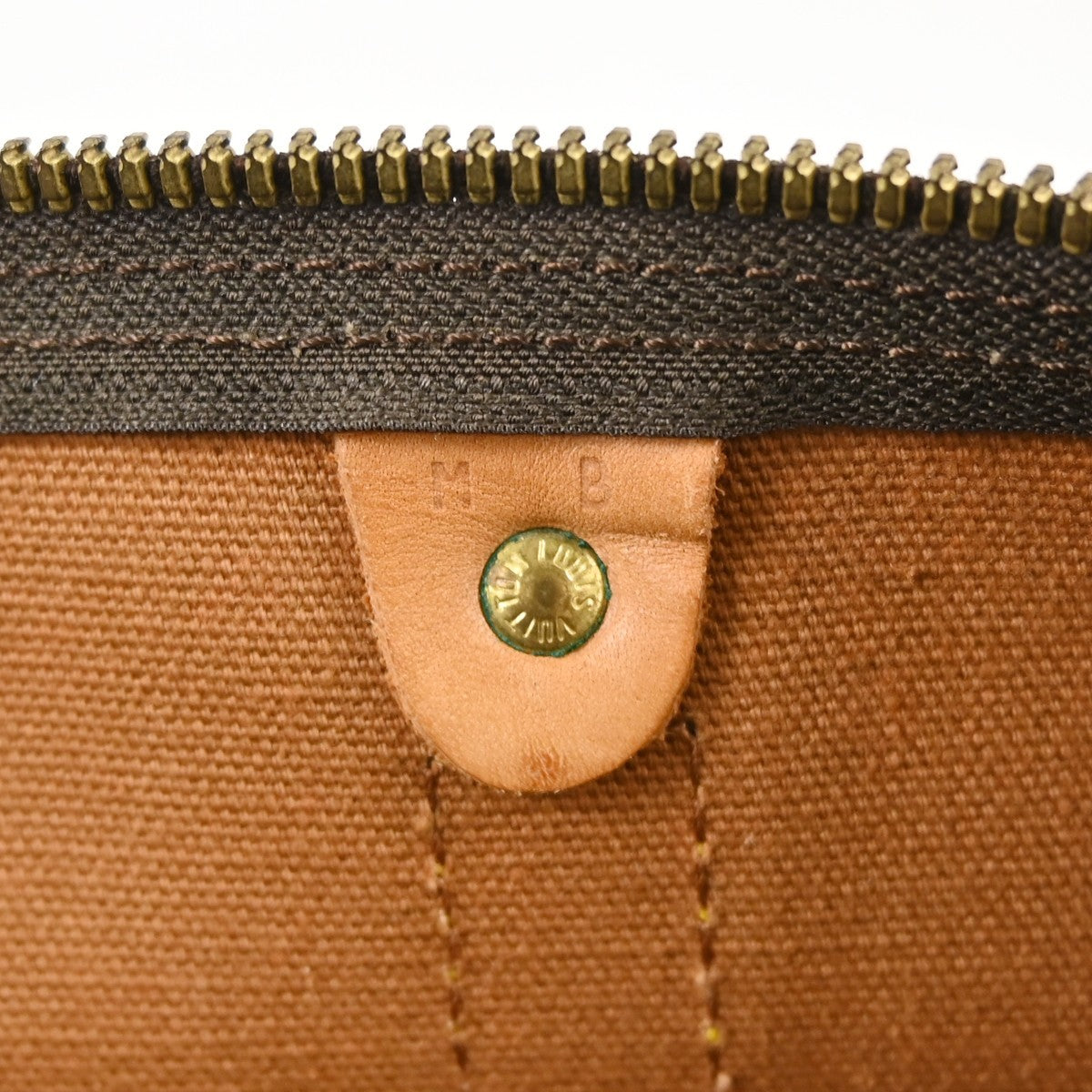 Louis Vuitton Keepall Bag Monogram Canvas Brown Canvas Travel Bag Bag (Pre-Owned)