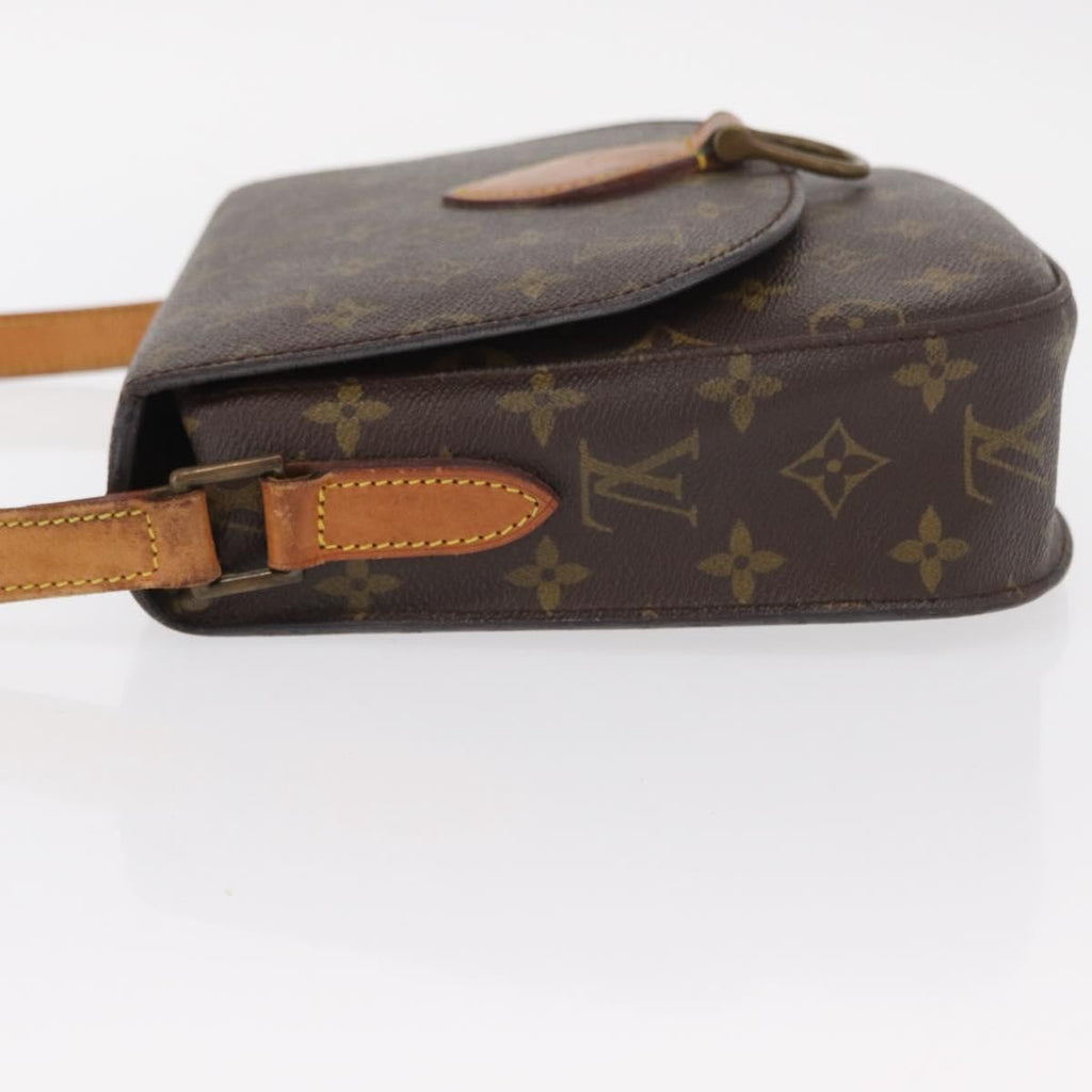 Louis Vuitton Saint Cloud Handbag Monogram Canvas Brown Canvas Shoulder Bag Bag (Pre-Owned)