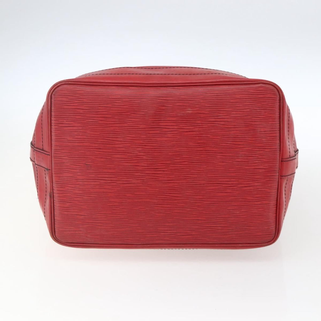 Louis Vuitton Petit Noe Nm Handbag Epi Leather Red Leather Shoulder Bag Bag (Pre-Owned)