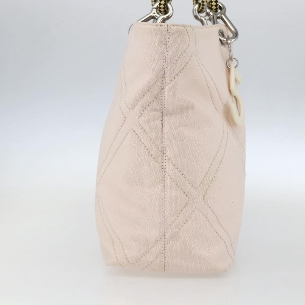 Chanel Vintage Cruise Line No.5 Tote Quilted Canvas Pink Canvas Tote Bag Bag (Pre-Owned)