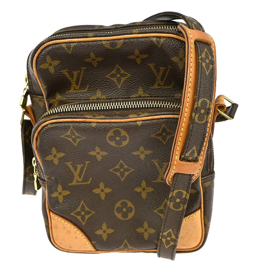 Louis Vuitton Amazone Bag Monogram Canvas Brown Canvas Shoulder Bag Bag (Pre-Owned)