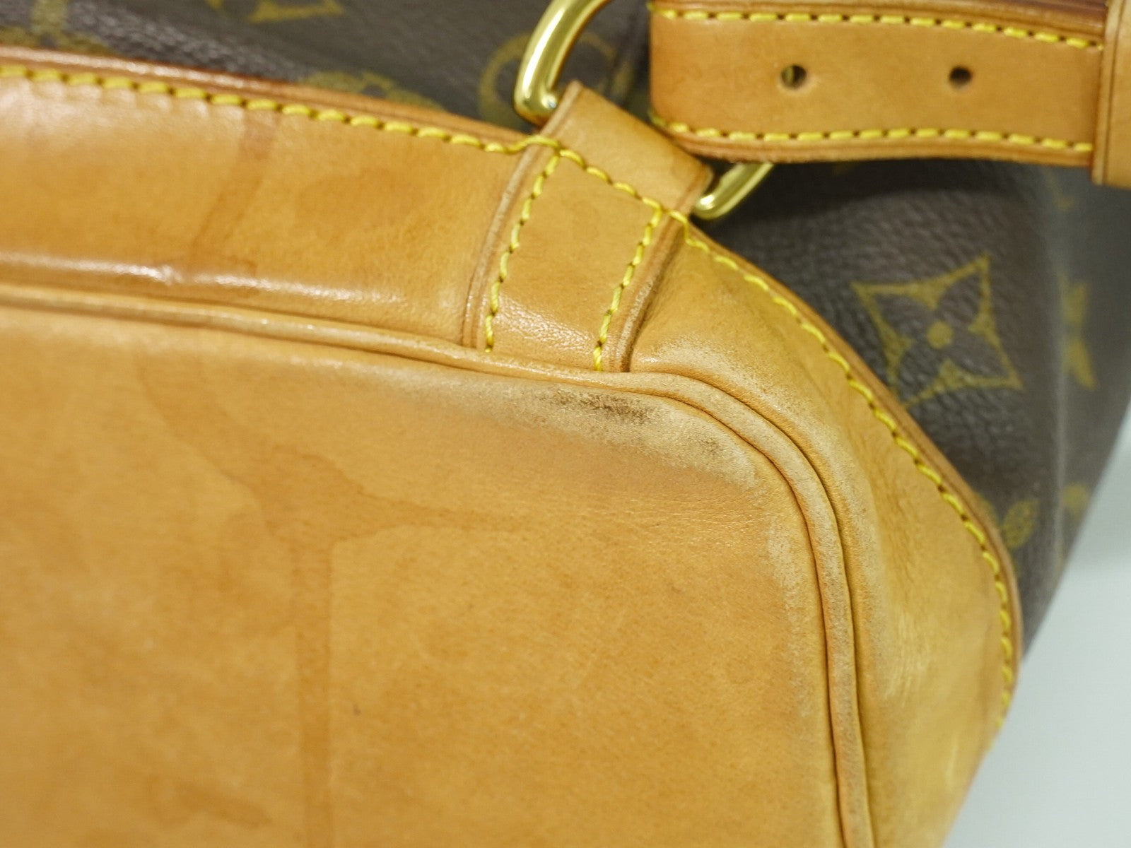Louis Vuitton Vintage Montsouris Backpack Monogram Canvas Brown Canvas Backpack Bag (Pre-Owned)