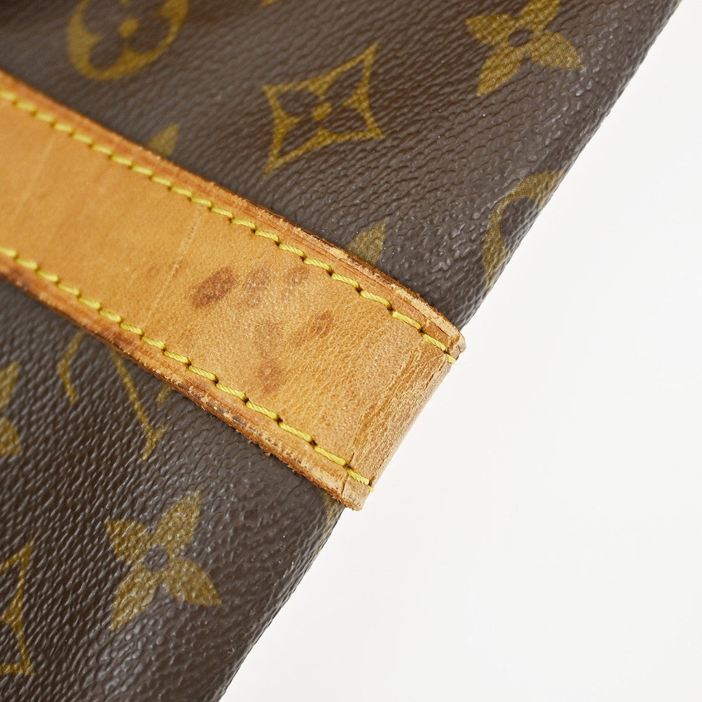 Louis Vuitton Keepall Bag Monogram Canvas Brown Canvas Travel Bag Bag (Pre-Owned)