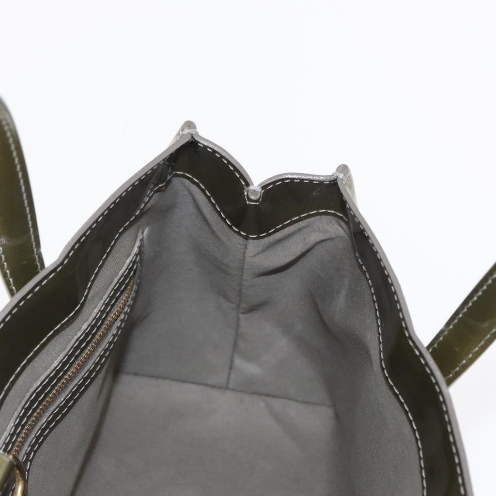 Louis Vuitton Wilshire Handbag Monogram Vernis Gray Patent_Leather Tote Bag Bag (Pre-Owned)