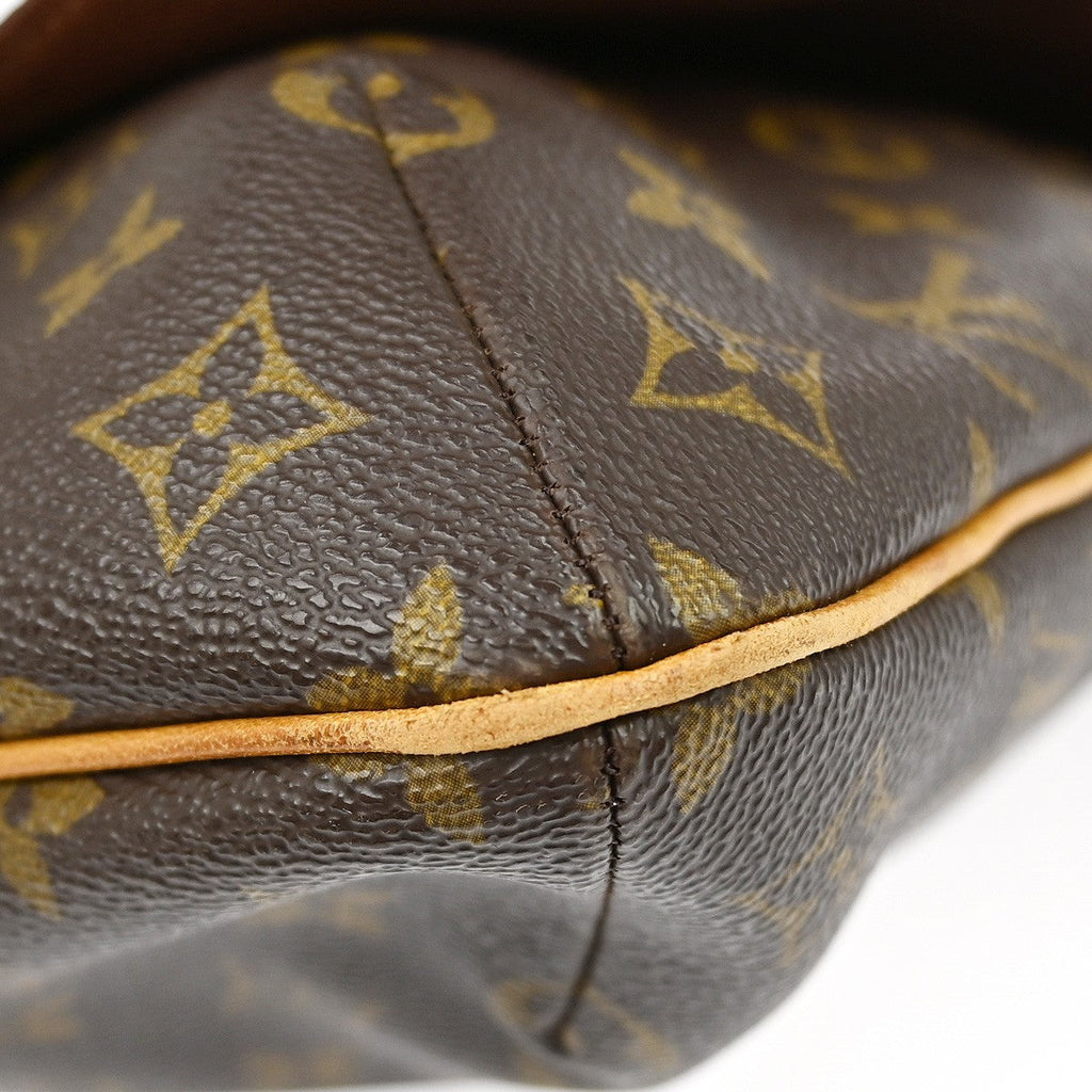 Louis Vuitton Musette Handbag Monogram Canvas Brown Canvas Shoulder Bag Bag (Pre-Owned)