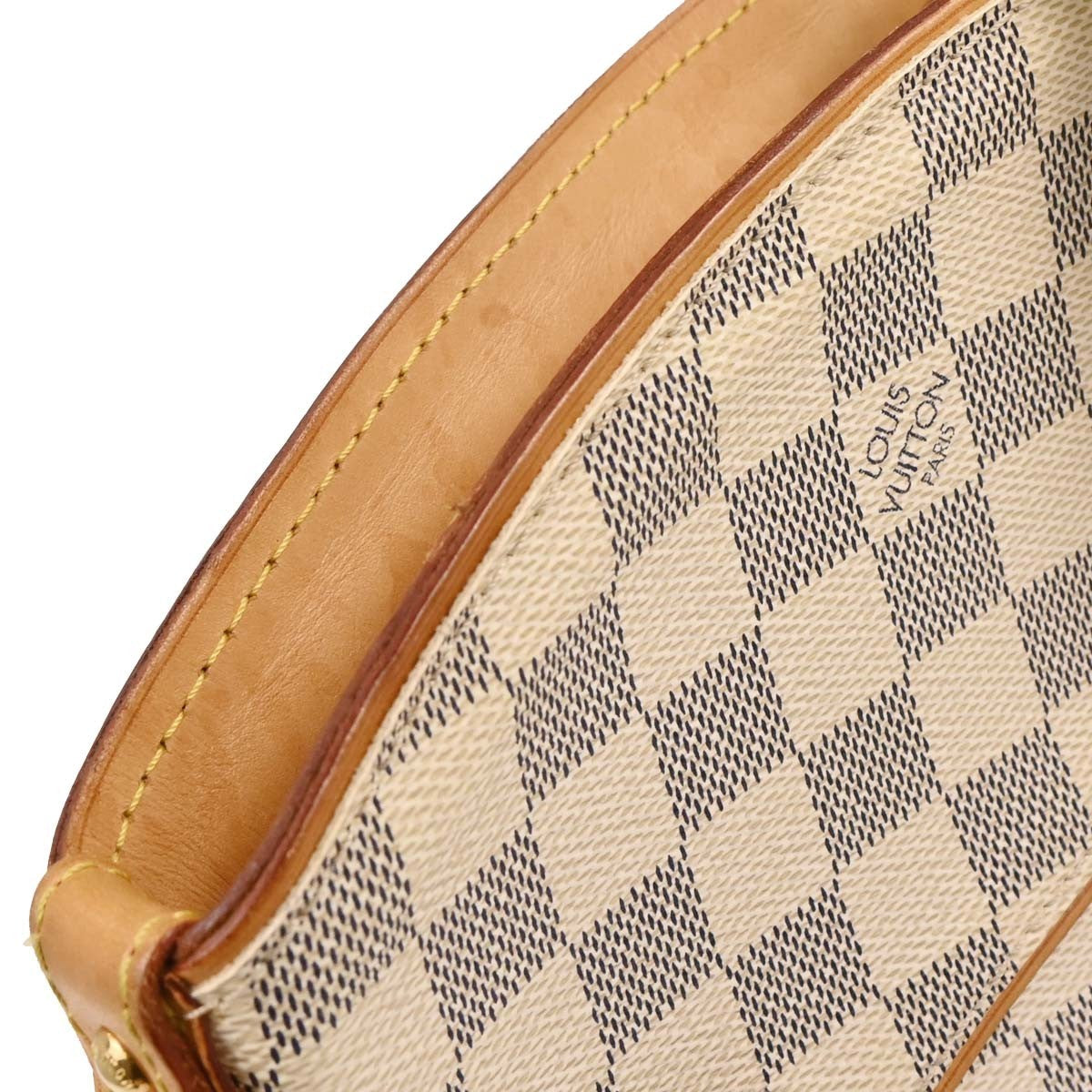 Louis Vuitton Pampelonne Handbag Damier White Canvas Tote Bag Bag (Pre-Owned)