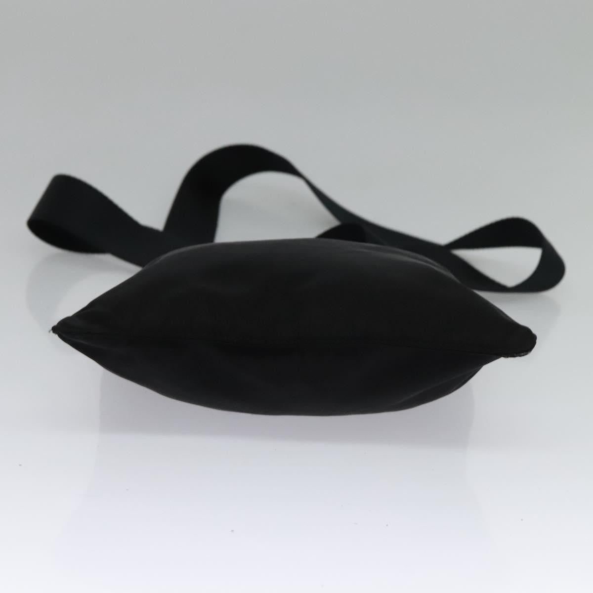 Prada Front Pocket Messenger Bag Tessuto Black Nylon Shoulder Bag Bag (Pre-Owned)