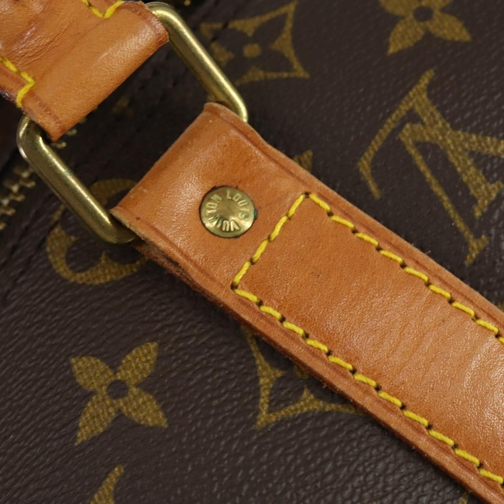 Louis Vuitton Keepall Bag Monogram Canvas Brown Canvas Travel Bag Bag (Pre-Owned)