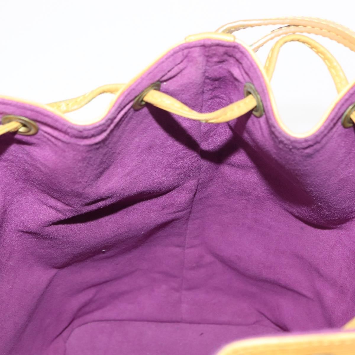 Louis Vuitton Noe Handbag Epi Leather Yellow Leather Shoulder Bag Bag (Pre-Owned)