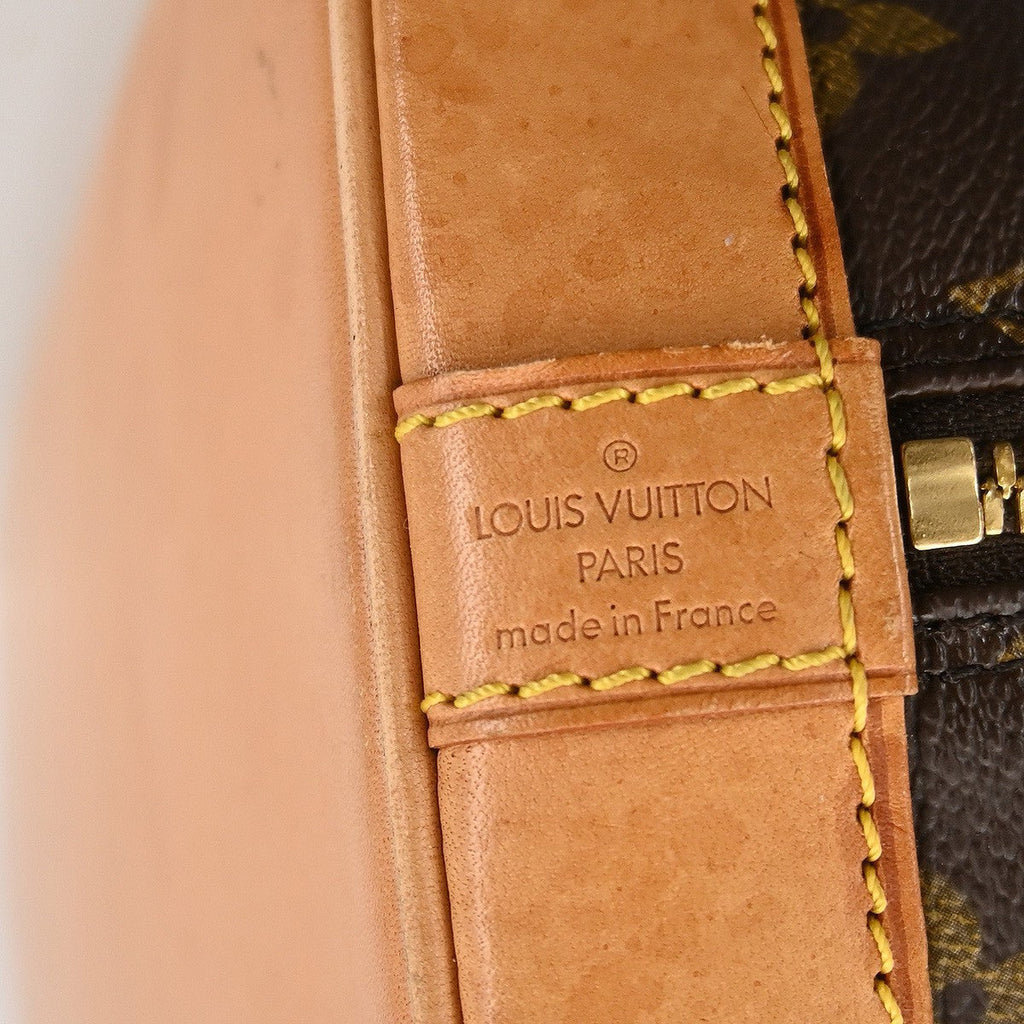 Louis Vuitton Alma Handbag Monogram Canvas Brown Canvas Handbag (Pre-Owned)